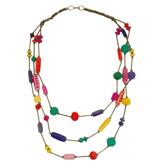 TAGUA • Karina Organic Block Shape Necklace - Picture 3 of 4